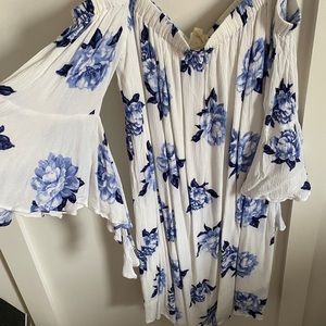 Blu Pepper strapless dress